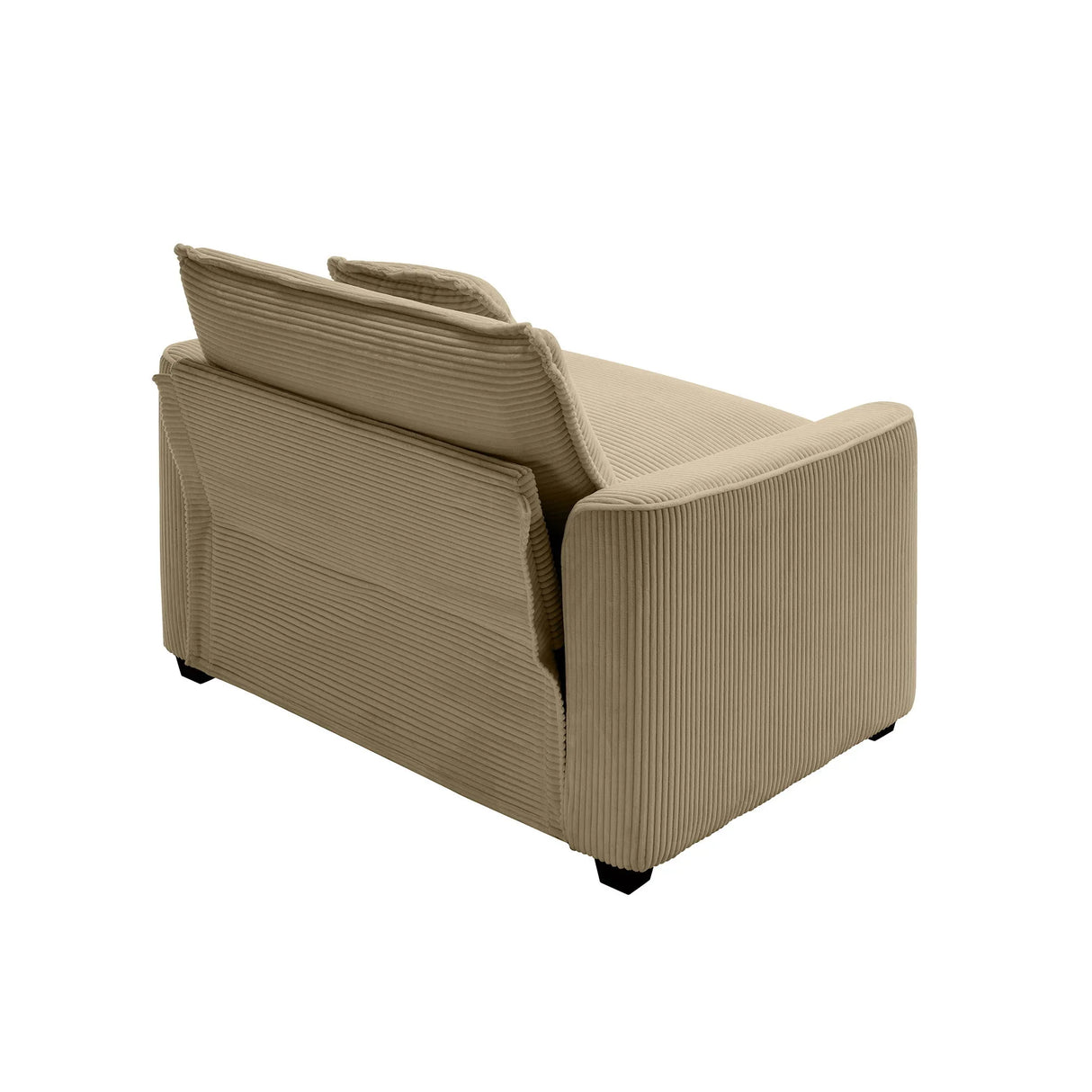 Elegant Corduroy Oversized Sectional Sofa Set With Deep Seats And Flexible Layout - Furniture Home Direct