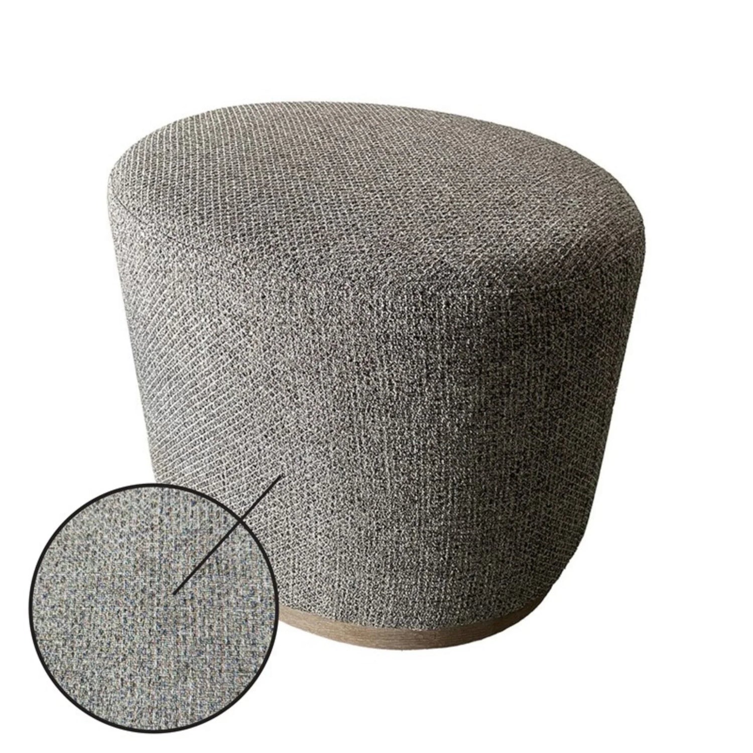 Oval Accent Ottoman - Brown - Furniture Home Direct