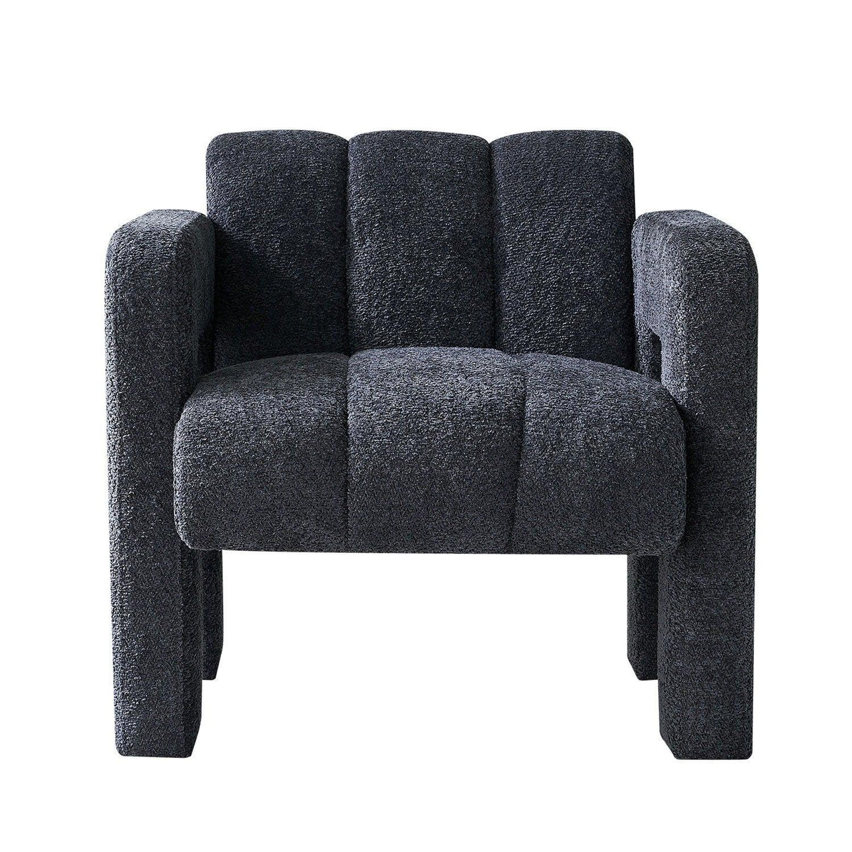 31.10" Boucle Upholstered Accent Chair - Furniture Home Direct