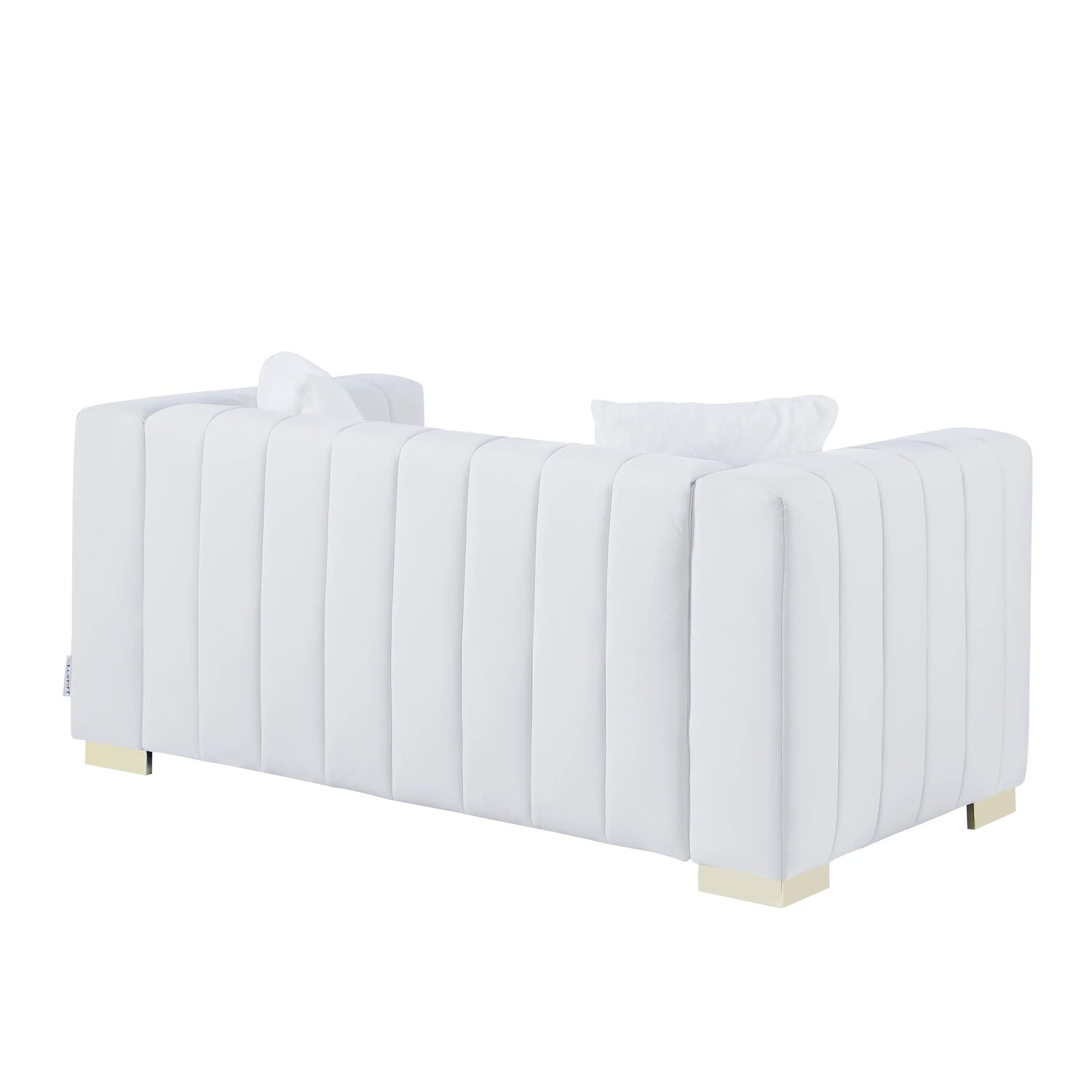 Modern Loveseat - White - Furniture Home Direct