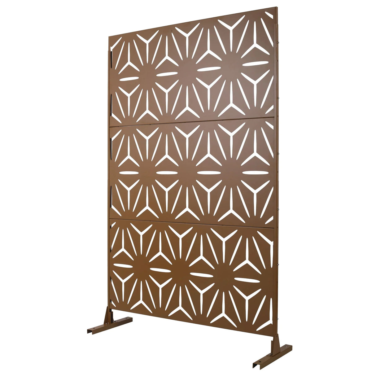 Outdoor & Indoor Metal Privacy Screen, Freestanding Decorative Panels - Furniture Home Direct