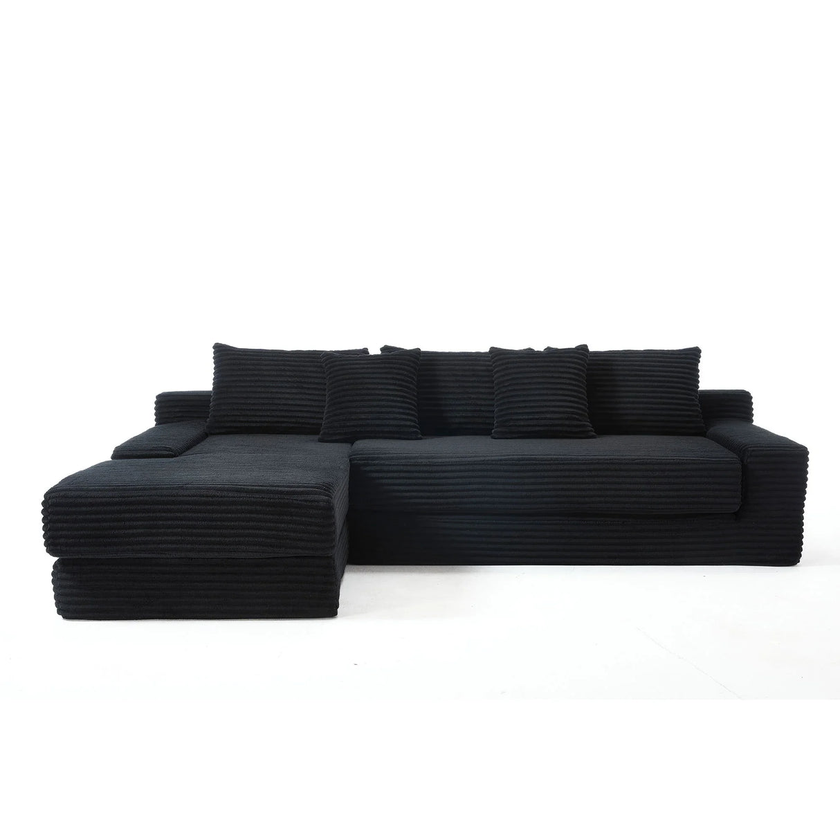 Modern L - Shaped Sectional Couch With Memory Foam - Furniture Home Direct