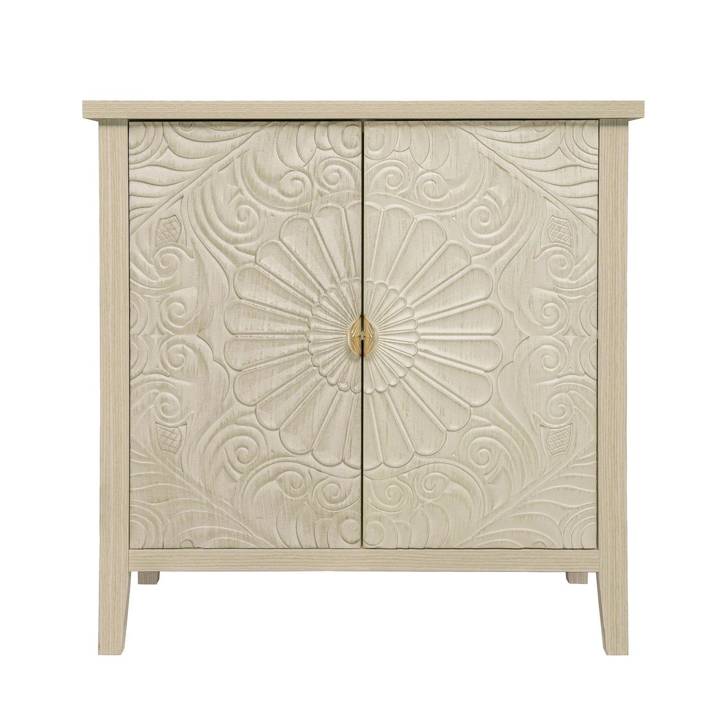 2 Door Cabinet, American Furniture, Suitable For Bedroom, Living Room, Study - Natural - Furniture Home Direct