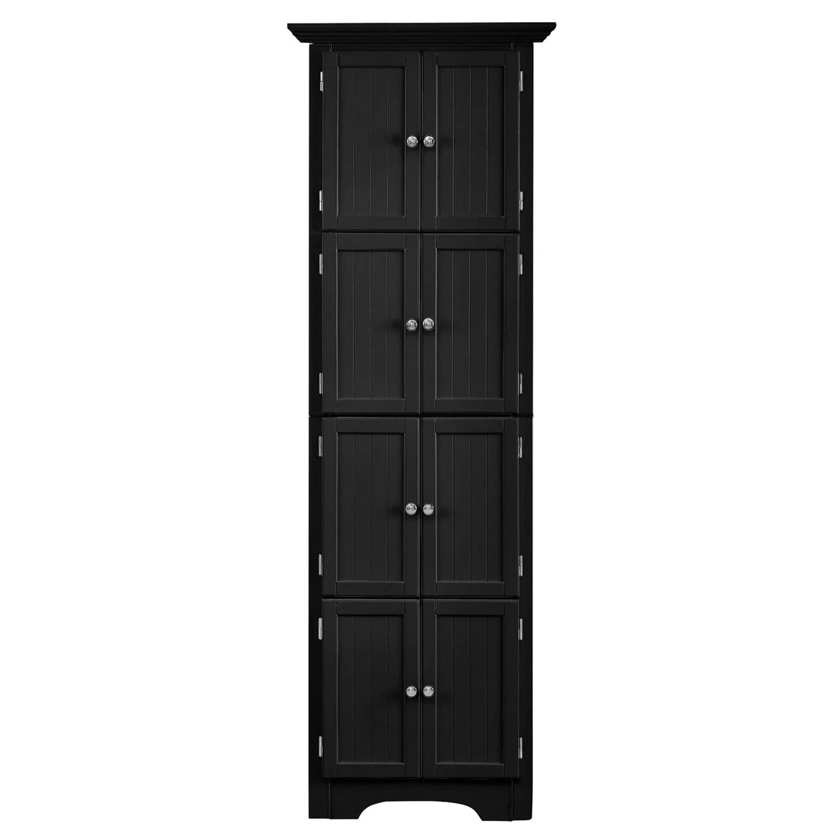 Tall Storage Cabinet With Doors And 4 Shelves For Living Room, Kitchen, Office, Bedroom, Bathroom, Modern - Furniture Home Direct