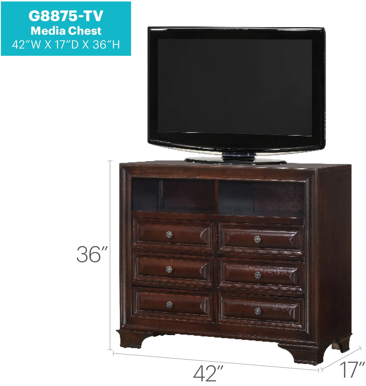 Stylish Media Chest For Entertainment - Furniture Home Direct