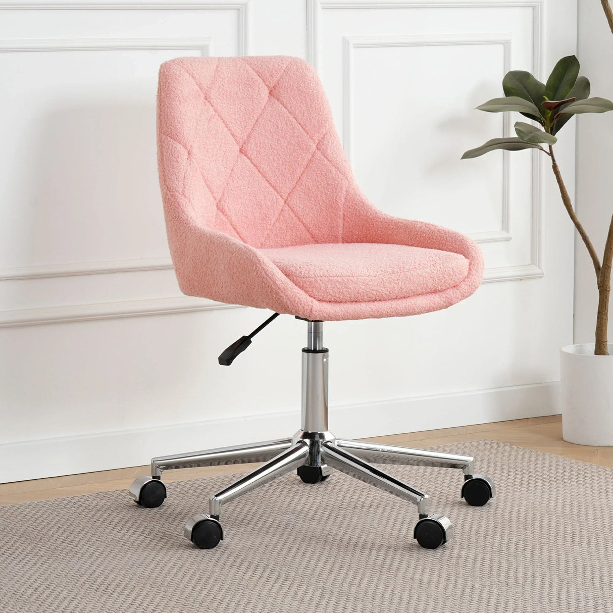 Adjustable And Space-Saving Chair With Golden Electroplated Legs - Furniture Home Direct