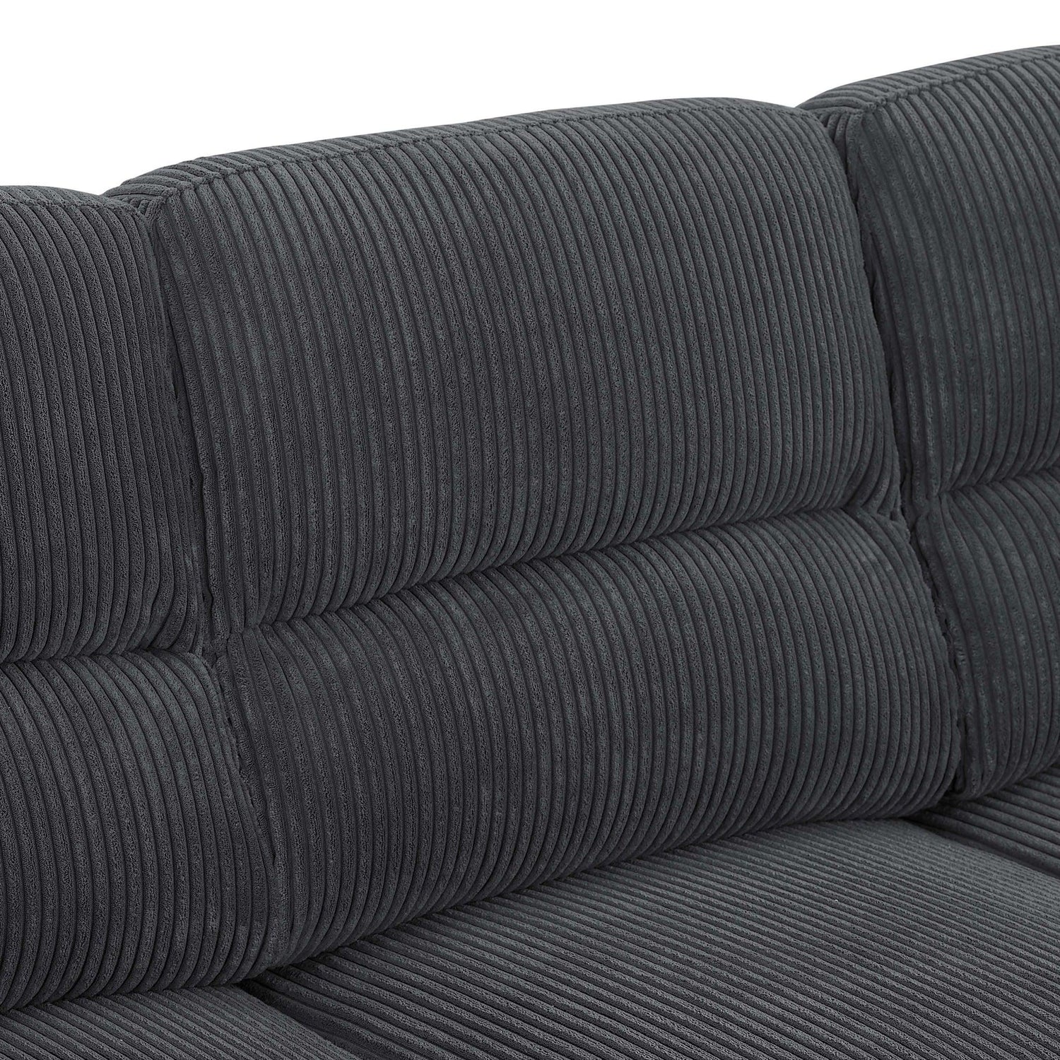 Vintage Inspired 3 Seat Sofa With Tufted Cushions - Furniture Home Direct