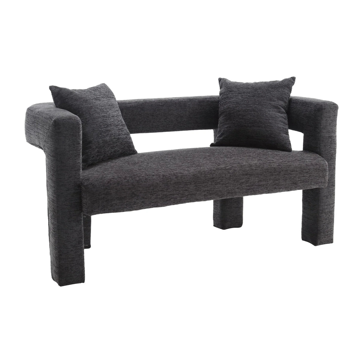 Modern Chenille Loveseat Sofa, Comfy Upholstered 2 Seater - Furniture Home Direct