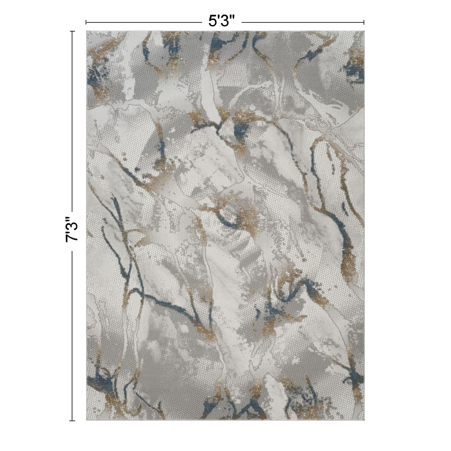 Geometrix - Area Rug With 3D Effect