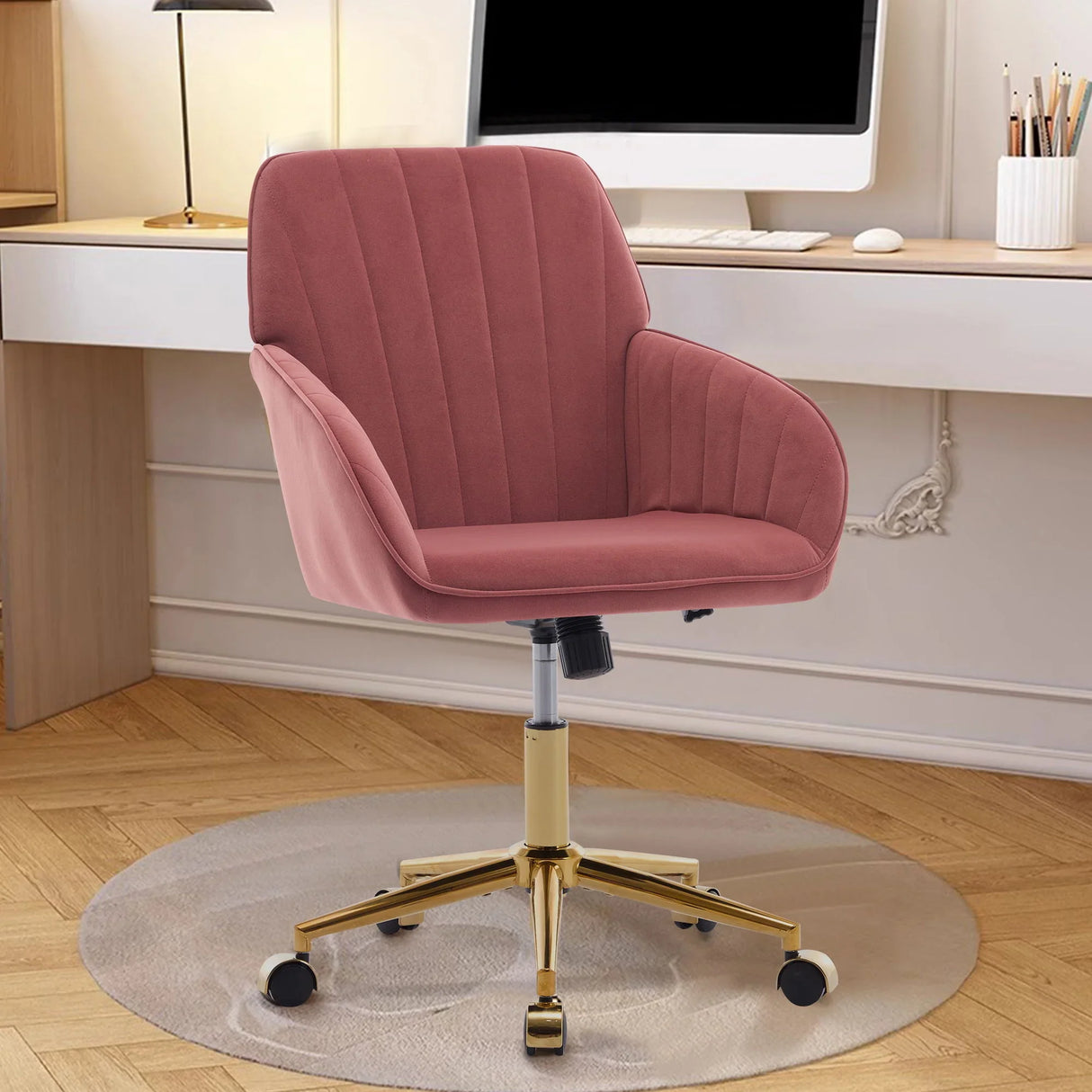 Adjustable Ergonomic Swivel Office Chair - Furniture Home Direct
