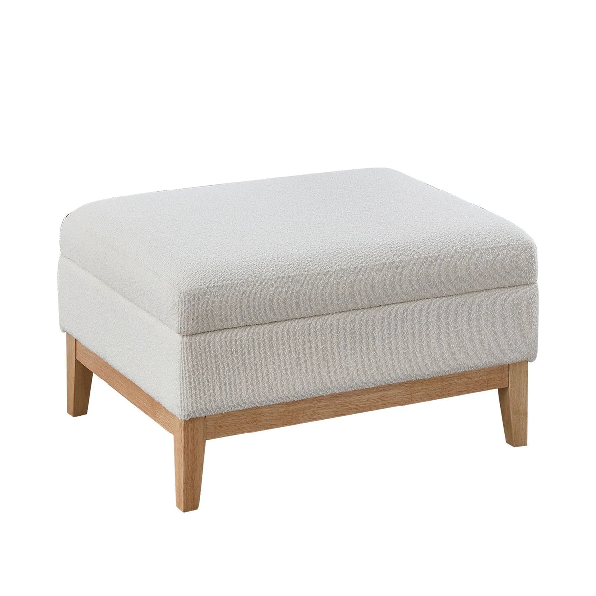 Upholstered Storage Ottoman With Reversible Lid Coffee Table, Foot Stool - Furniture Home Direct