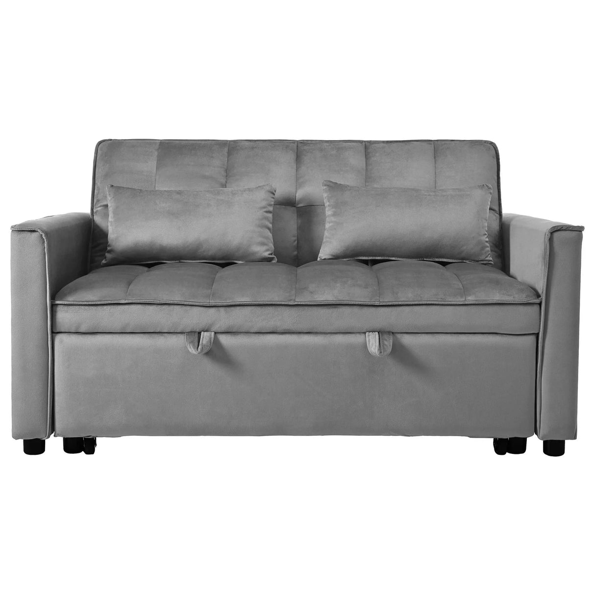 3 In 1 Pull Out Couch Convertible Sofa Bed With Reclining Backrest - Furniture Home Direct