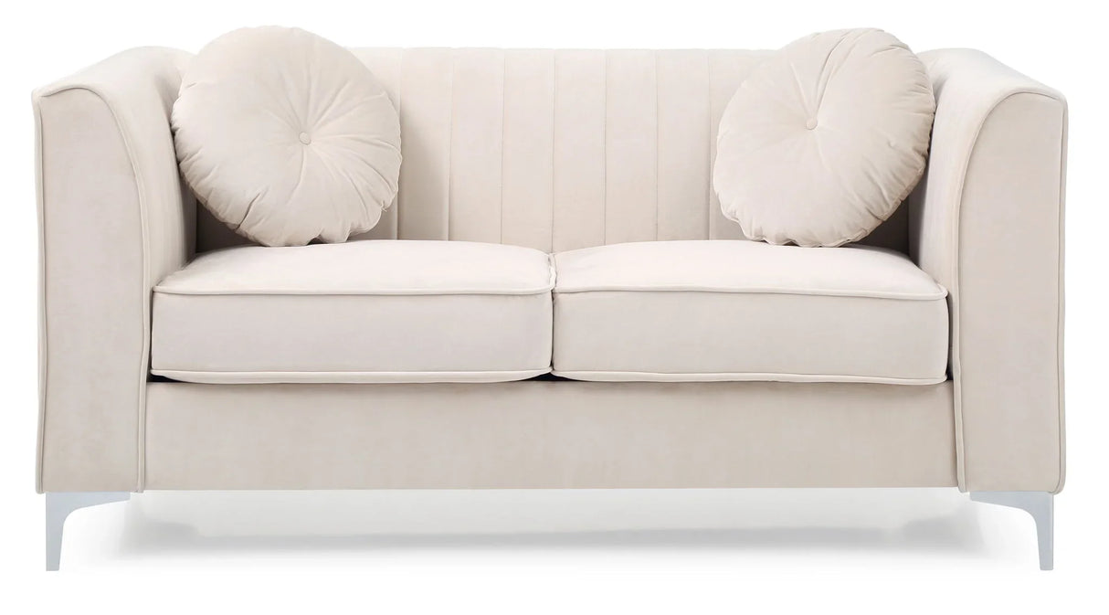 Delray - Micro Suede Loveseat - Furniture Home Direct