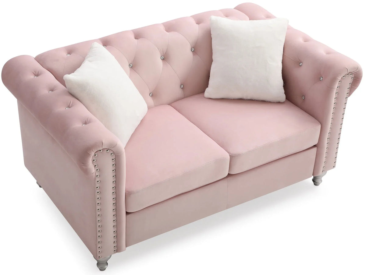 Stylish Contemporary Loveseat - Furniture Home Direct