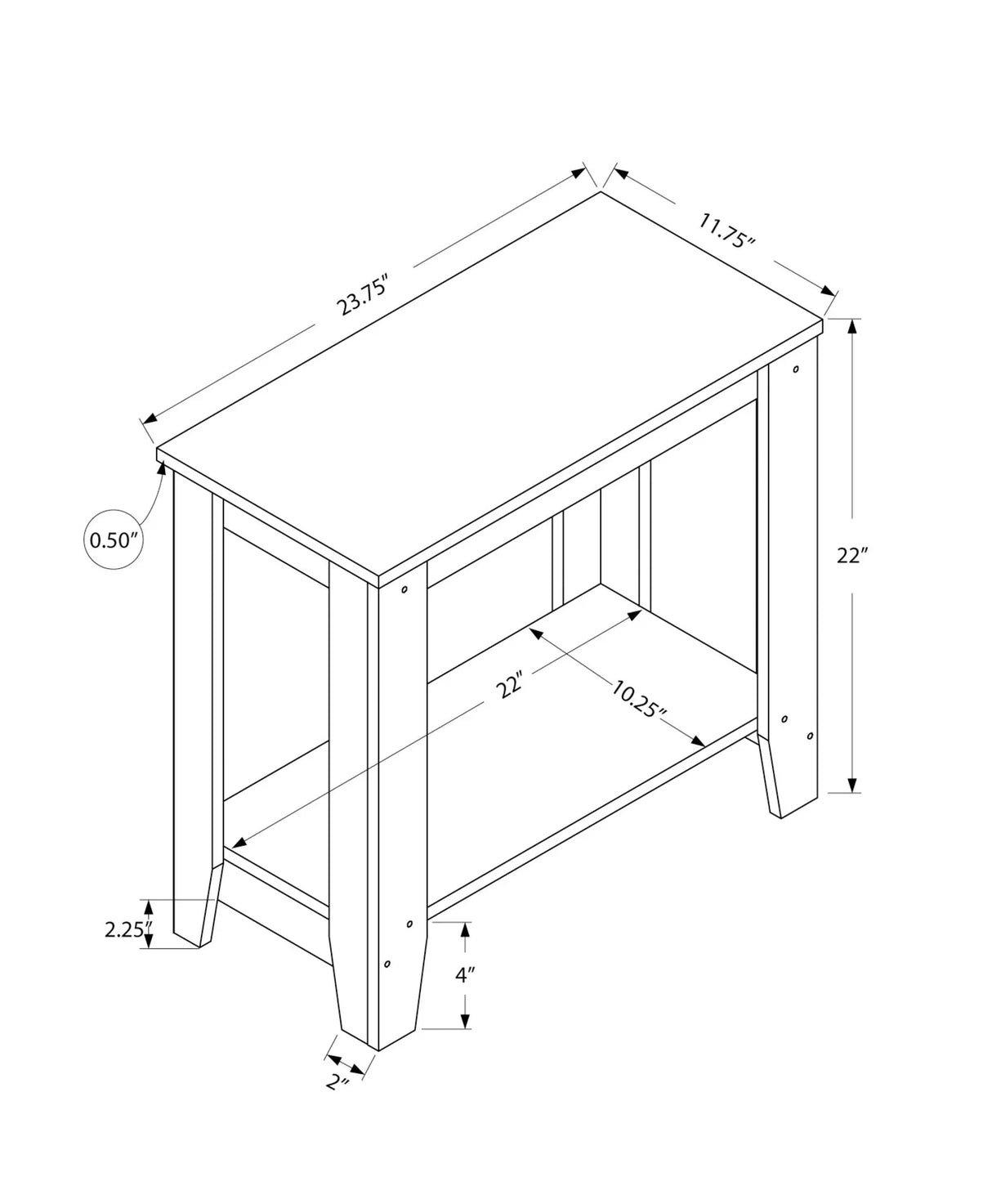 Accent Table For Living Room - Furniture Home Direct