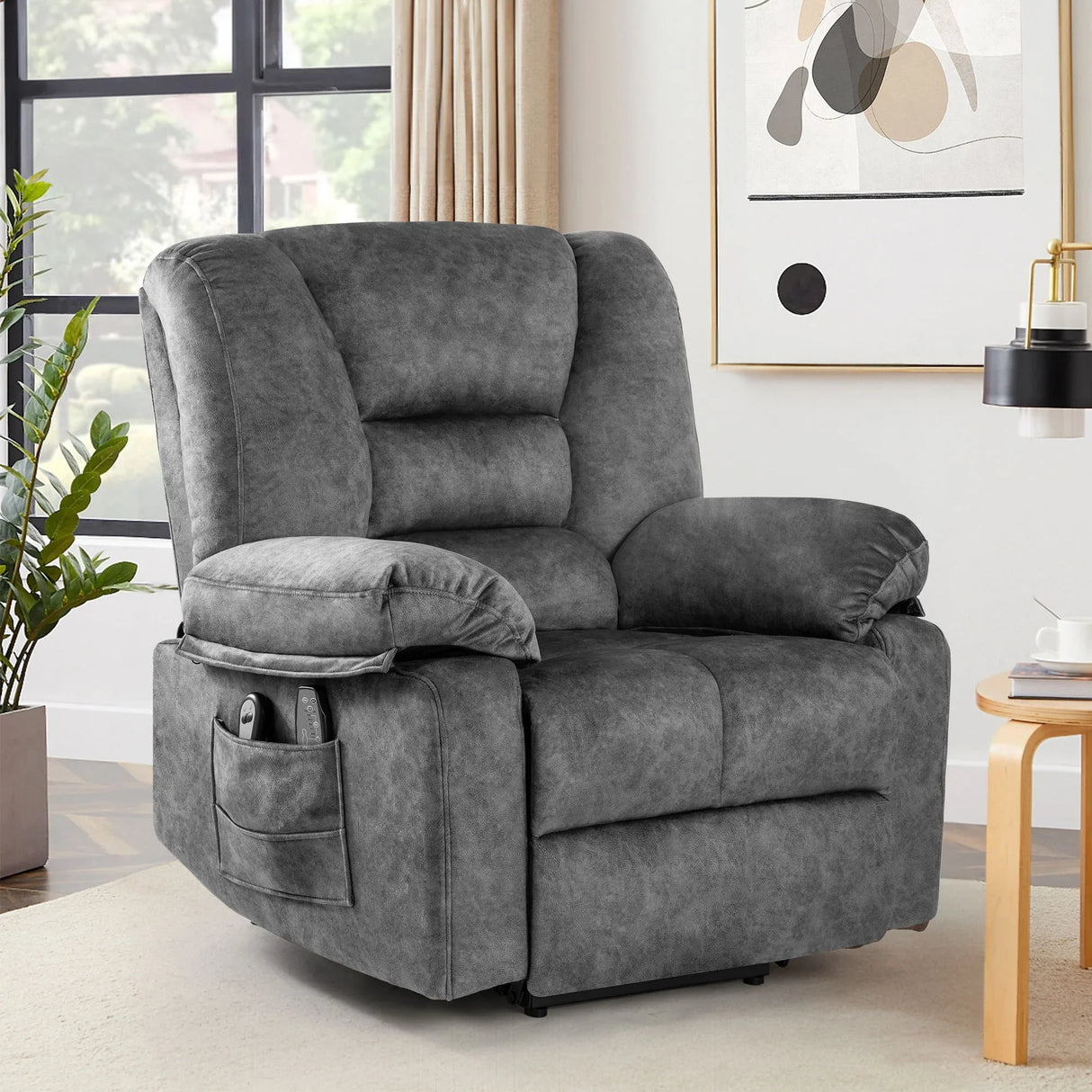Power Lift Recliner Chair Sofa With Massage - Furniture Home Direct