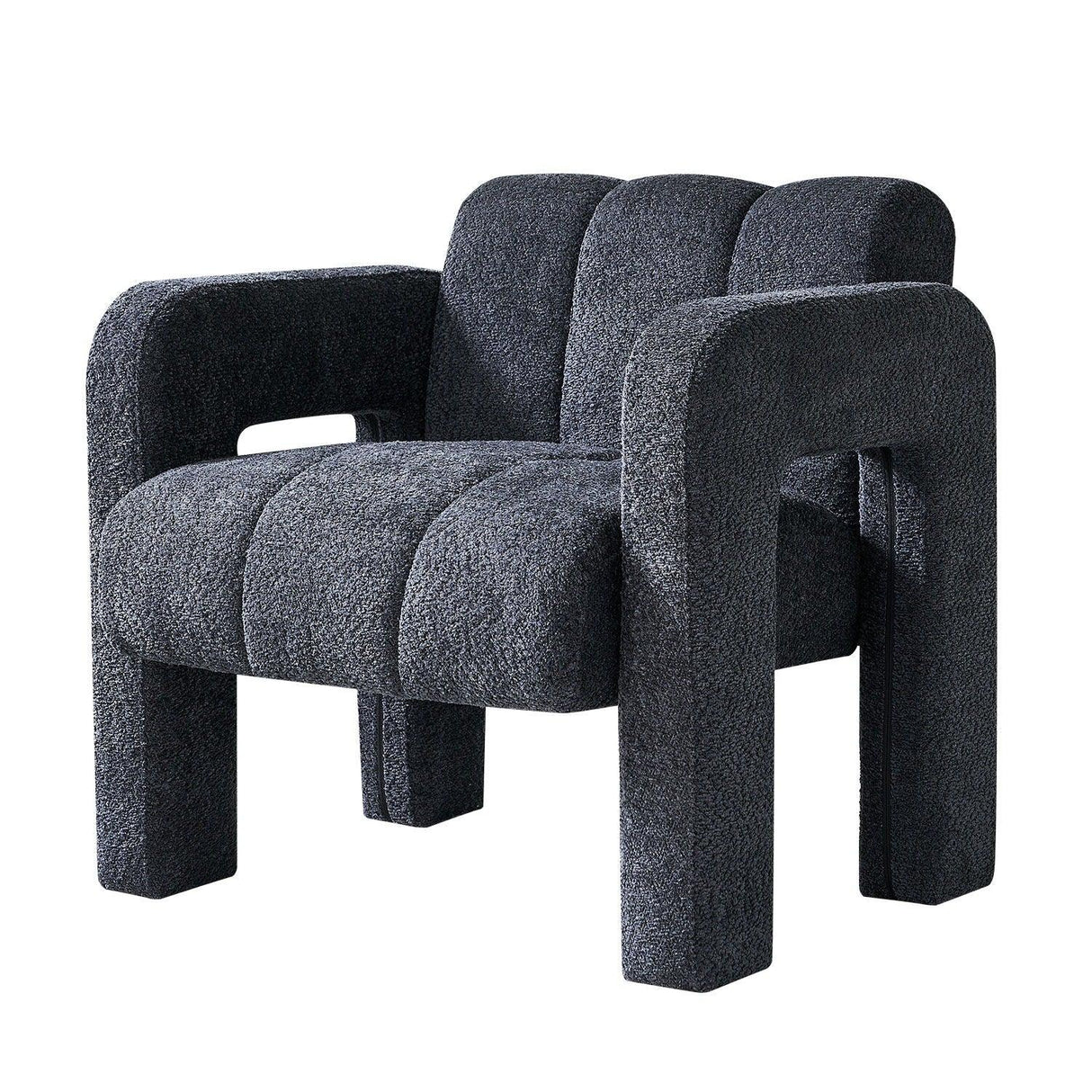 31.10" Boucle Upholstered Accent Chair - Furniture Home Direct