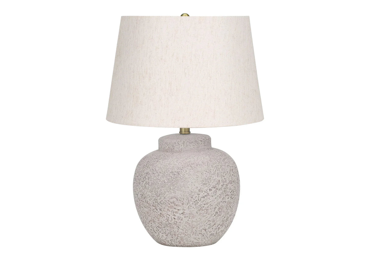 Lighting, Table Lamp, Concrete, Modern - Cream - Furniture Home Direct