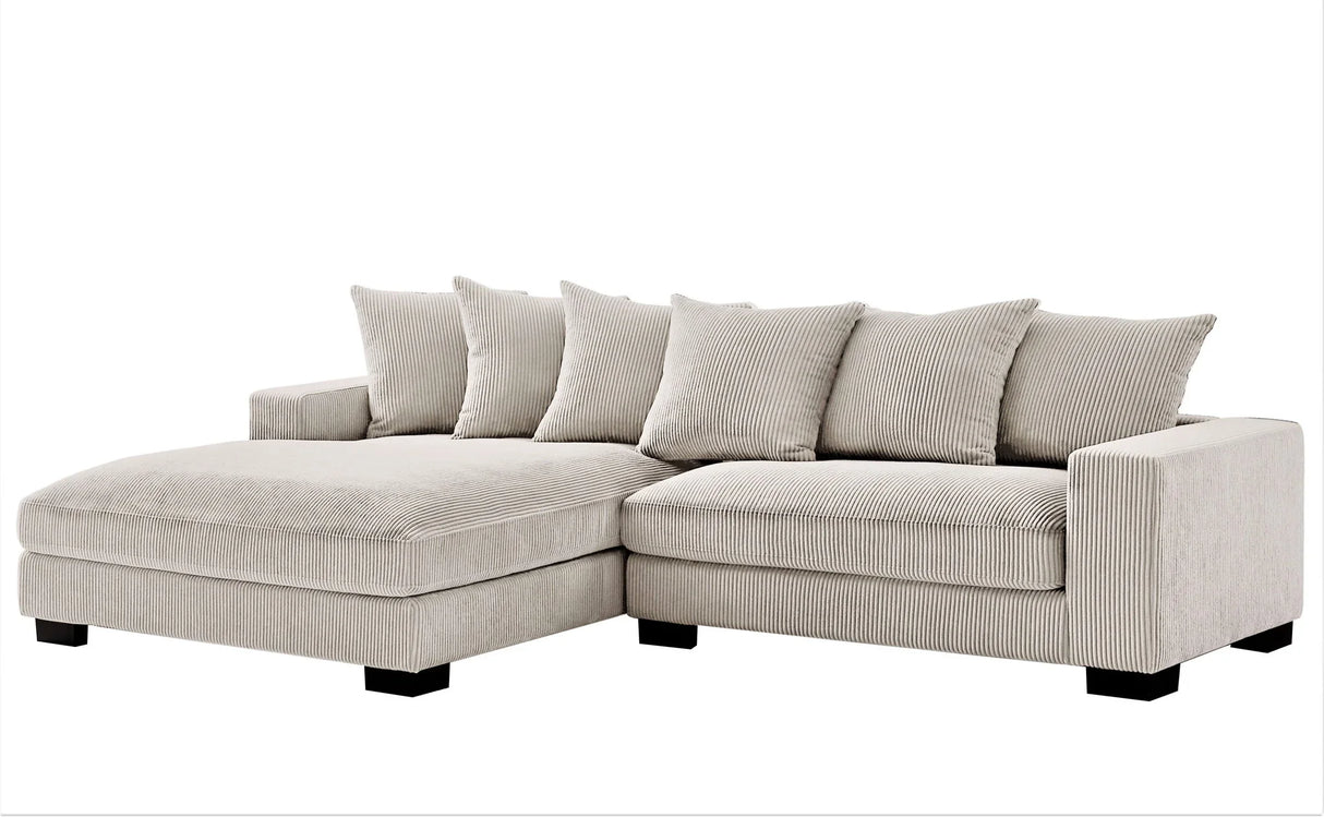Luxe - Oversized 2 Piece Sectional Couches For Living Room, L Shaped Sofa With Chaise - Furniture Home Direct