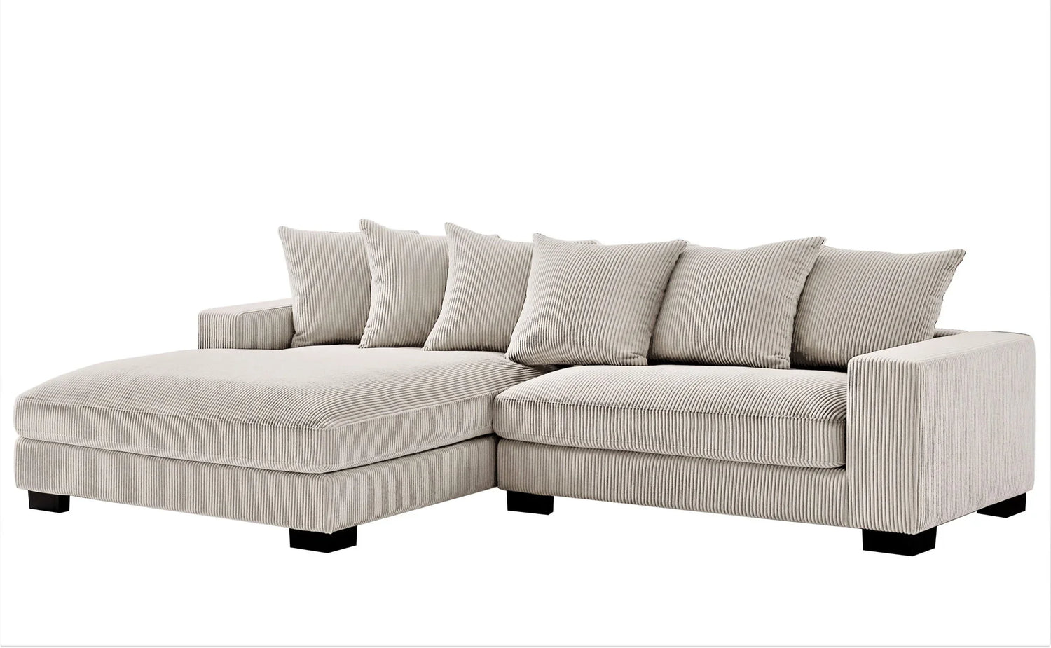 Luxe - Oversized 2 Piece Sectional Couches For Living Room, L Shaped Sofa With Chaise - Furniture Home Direct