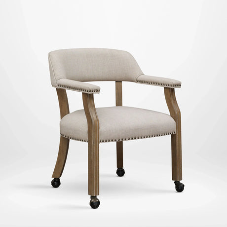 Monroe - Dining And Game Chair - Beige - Furniture Home Direct