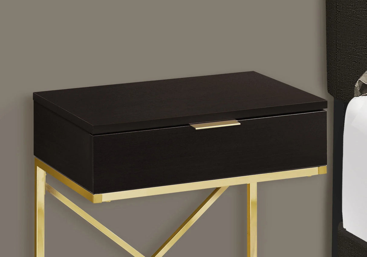 Accent Side Table, Storage Drawer, Spacious Tabletop, Contemporary & Modern - Furniture Home Direct
