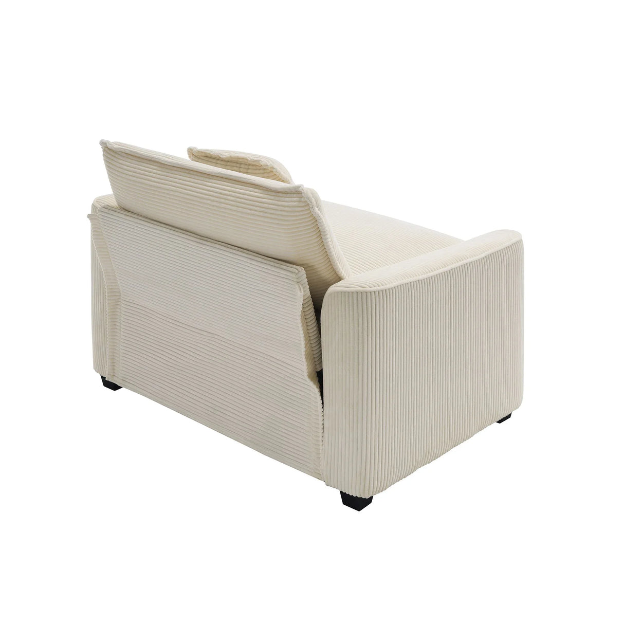 Elegant Corduroy Oversized Sectional Sofa Set With Deep Seats And Flexible Layout - Furniture Home Direct