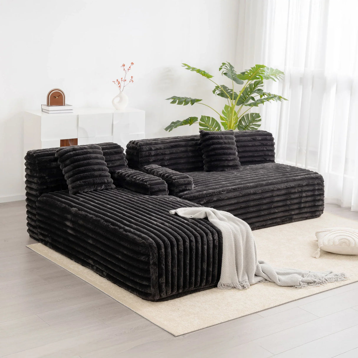 Cloud Sectional Sofa Upholstered Couch Free Combined Sofa - Furniture Home Direct