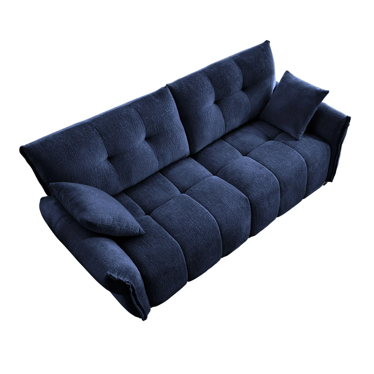 Modern Sofa & Pillows, Textured Cover, High Rebound Cushions - Furniture Home Direct