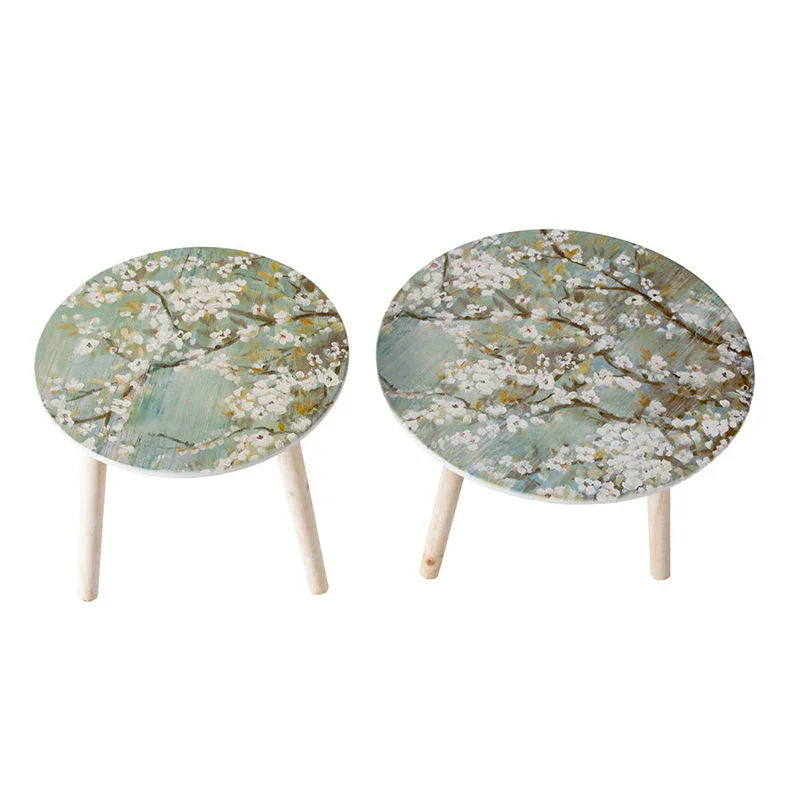 Nature-Inspired Side Tables (Set of 2) - Furniture Home Direct