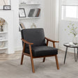 Accent Chair, Classic Mid Century Modern For Extra Seating - Furniture Home Direct