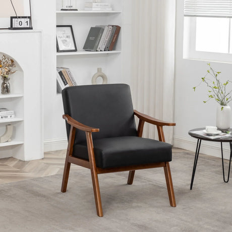 Accent Chair, Classic Mid Century Modern For Extra Seating - Furniture Home Direct