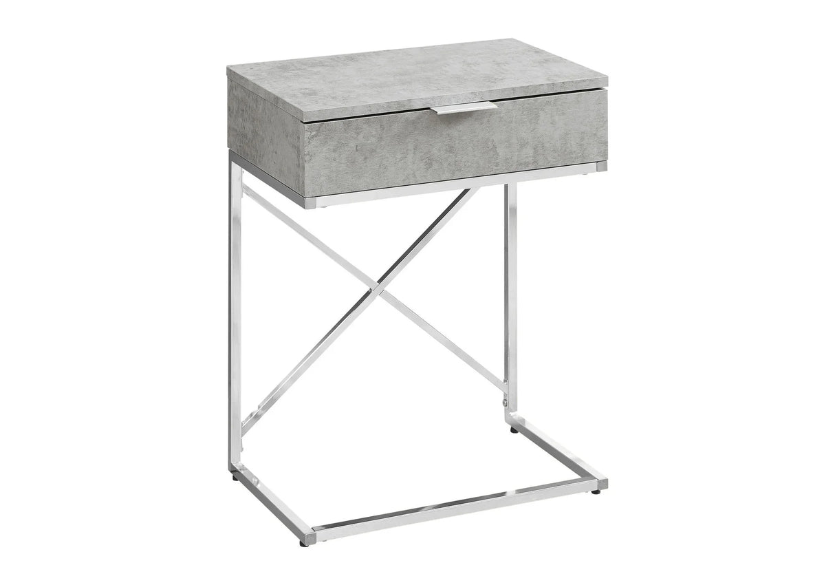 Accent Side Table, Storage Drawer, Spacious Tabletop, Contemporary & Modern - Furniture Home Direct