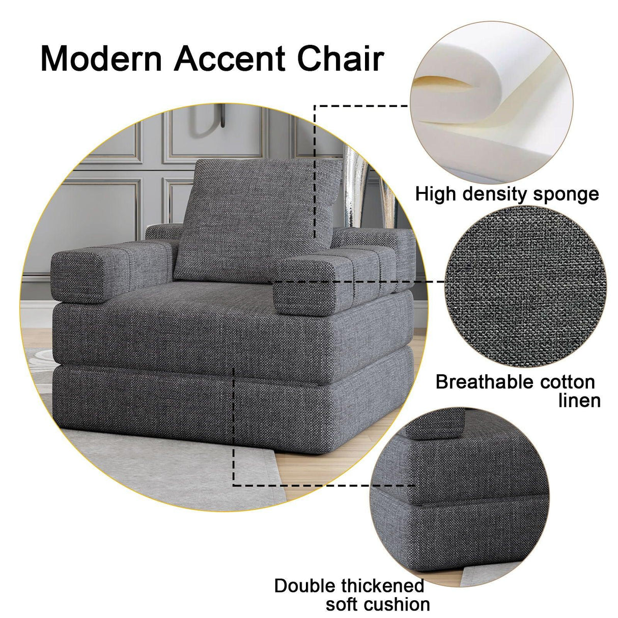Single Sofa Chair That Converts To A Single Sofa Bed - Furniture Home Direct