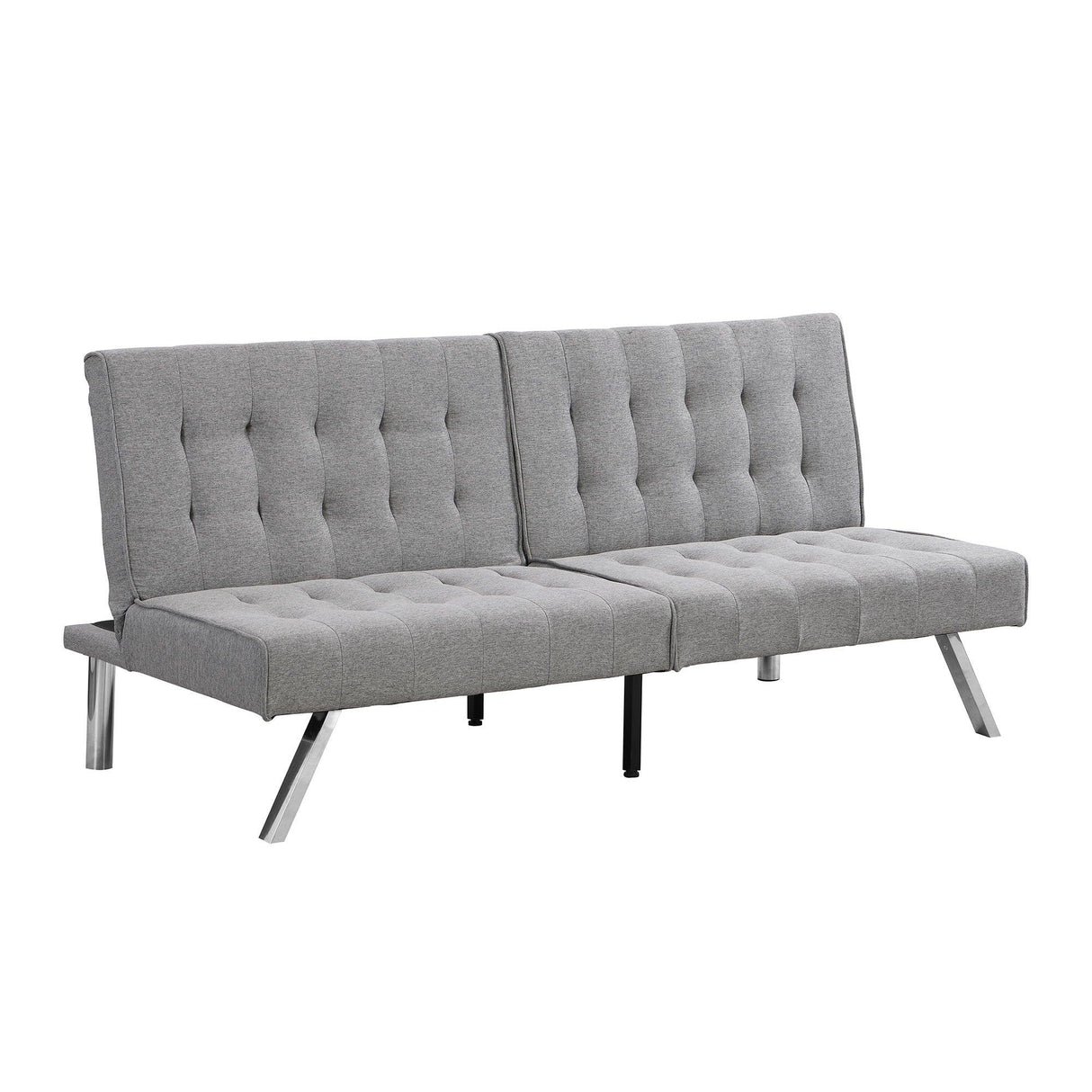 Modern Sofa Bed With Wood Frame And Stainless Legs - Furniture Home Direct