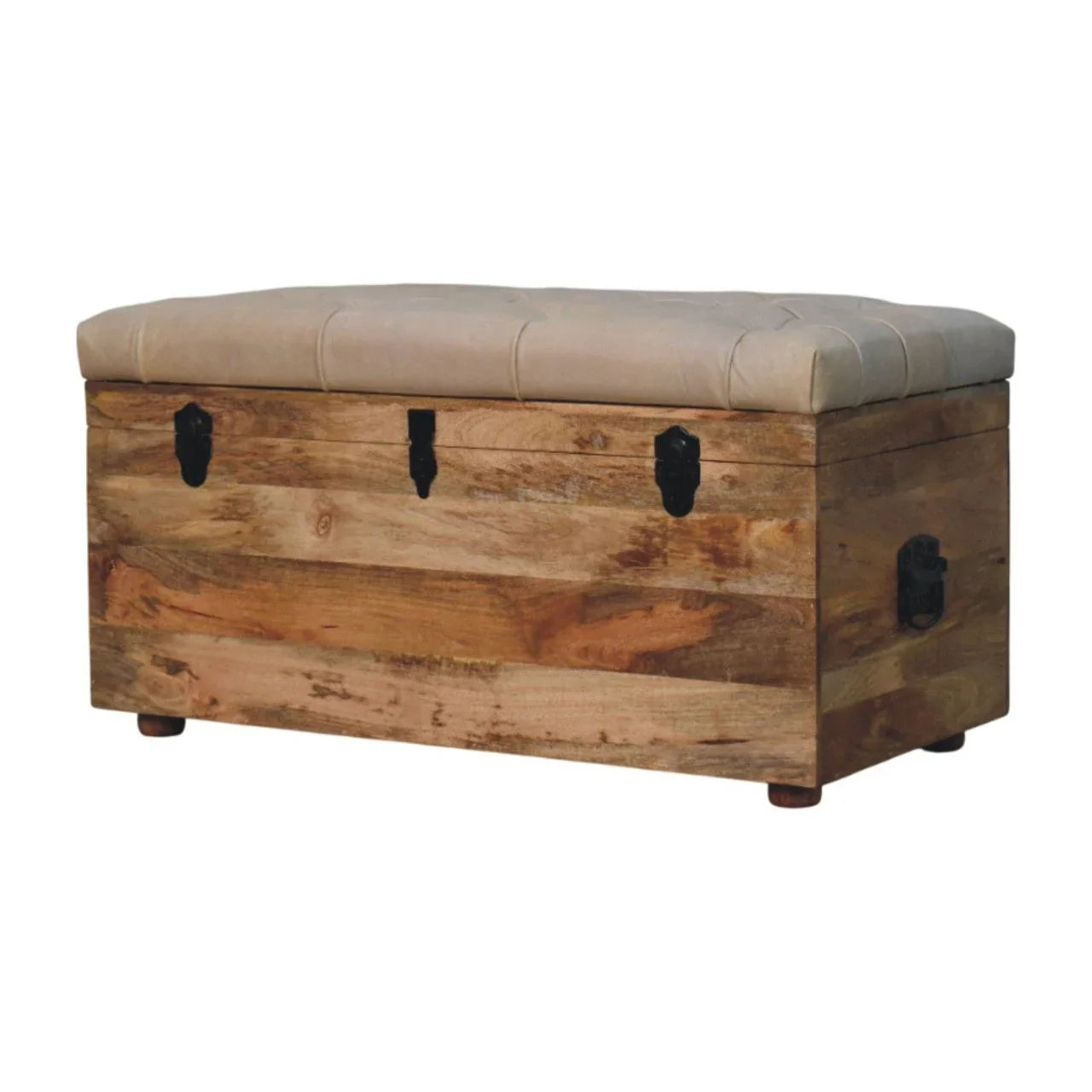 Buffalo - Leather Storage Trunk - Furniture Home Direct