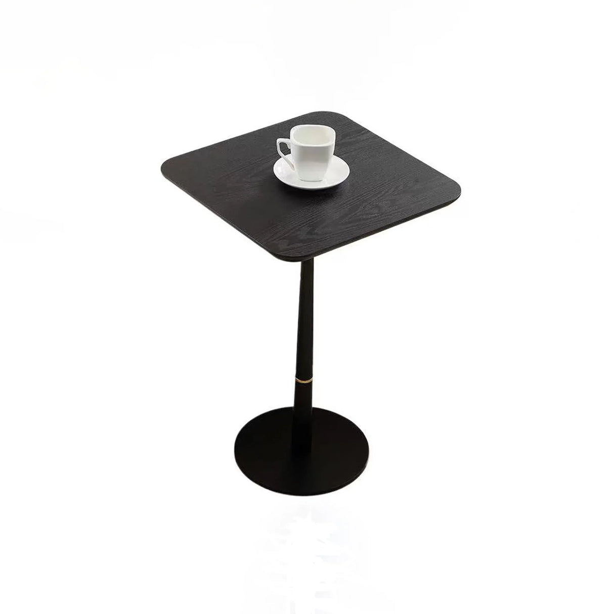 Modern Square Coffee Table And Computer Desk - Black / Gold - Furniture Home Direct