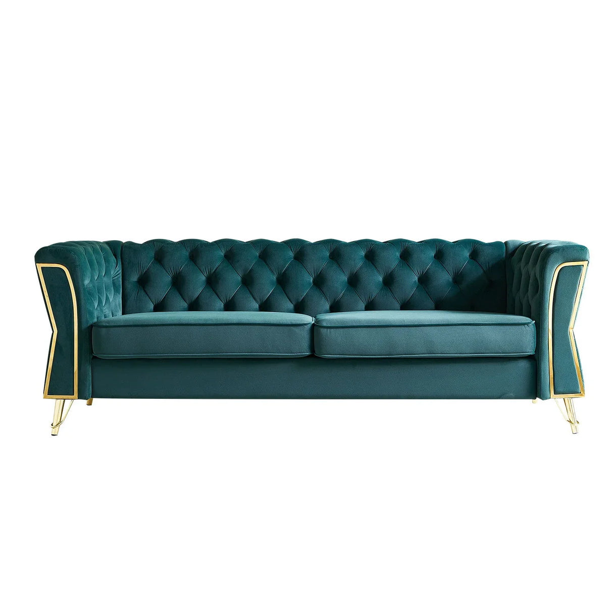 Modern Tufted Velvet Sofa For Living Room - Furniture Home Direct