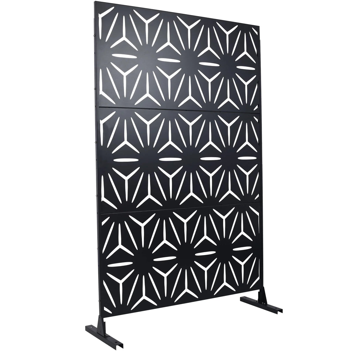Outdoor & Indoor Metal Privacy Screen, Freestanding Decorative Panels - Furniture Home Direct