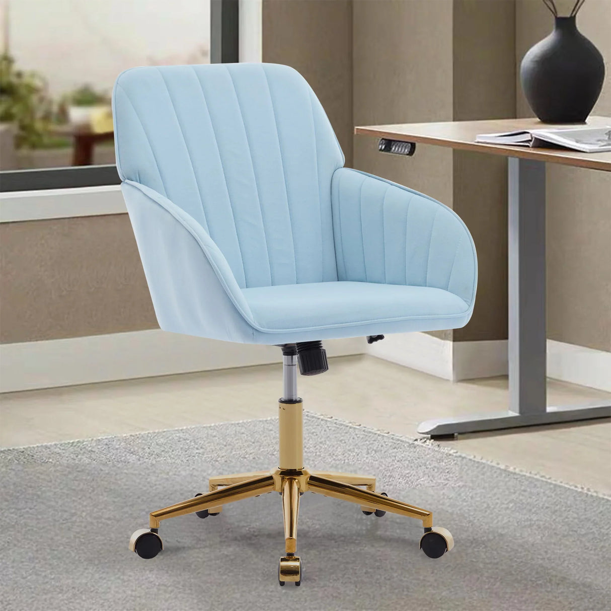Adjustable Ergonomic Swivel Office Chair - Furniture Home Direct