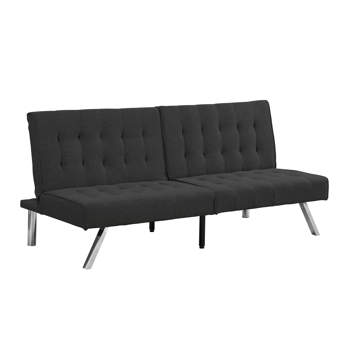 Modern Sofa Bed With Wood Frame And Stainless Legs - Furniture Home Direct