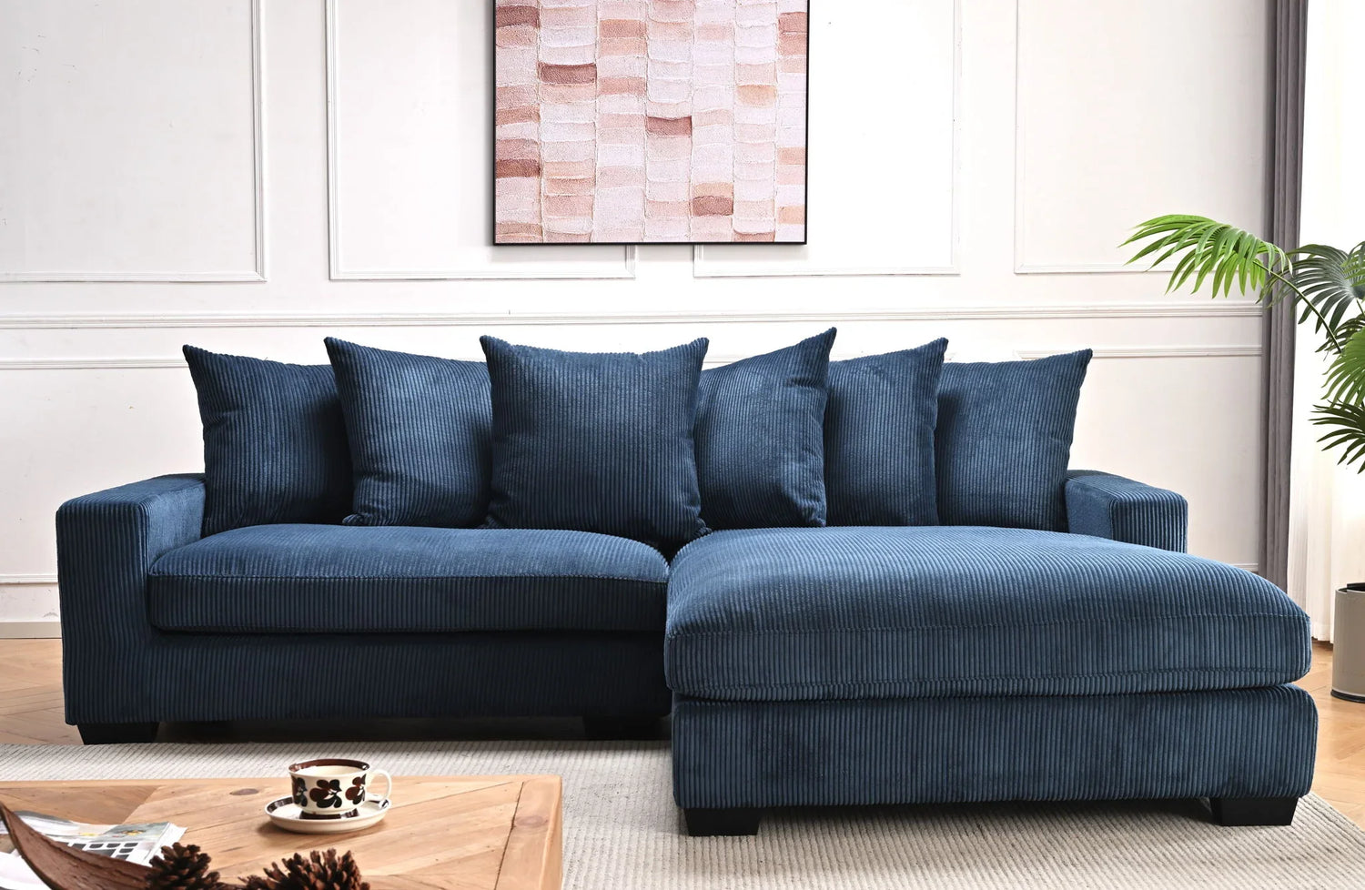 Luxe - Oversized 2 Piece Sectional Couches For Living Room, L Shaped Sofa With Chaise - Furniture Home Direct