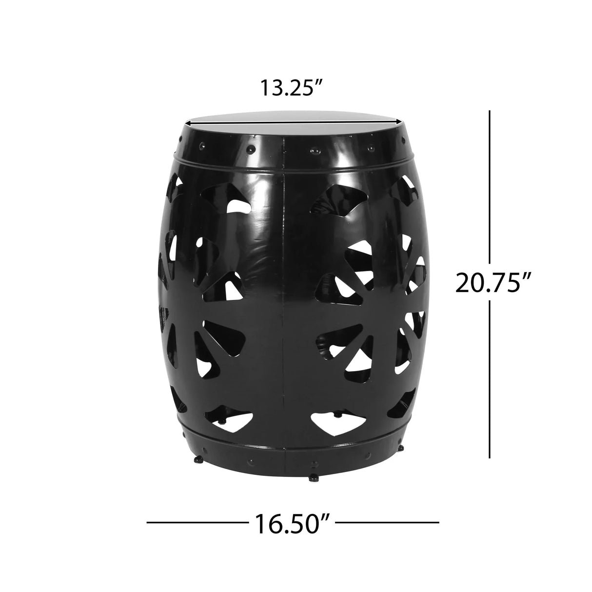 Large Metal End Table - Furniture Home Direct