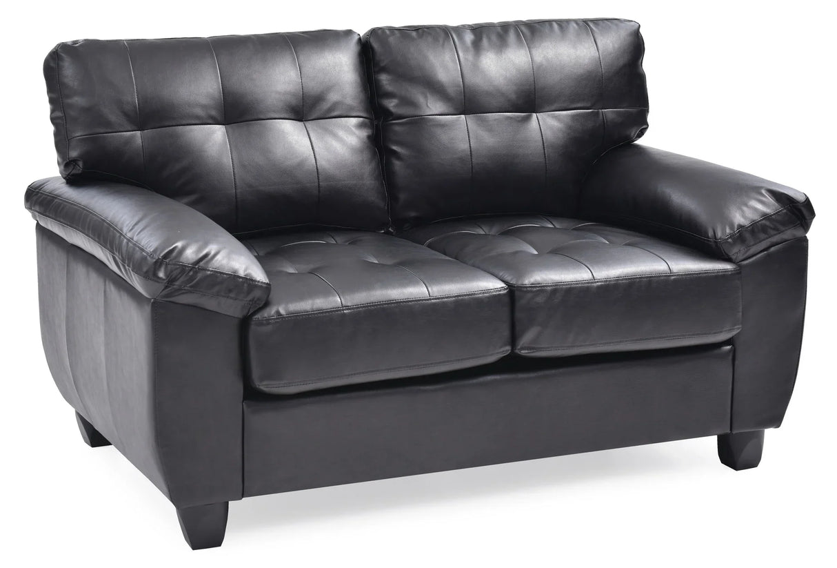 Stylish Loveseat With Padded Arms - Furniture Home Direct