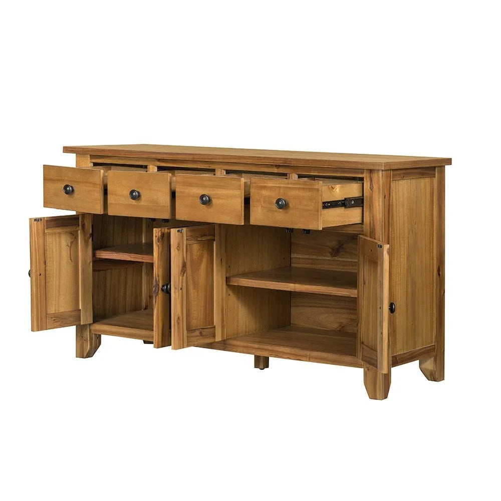 Farmhouse Cabinet Natural Wood - Furniture Home Direct