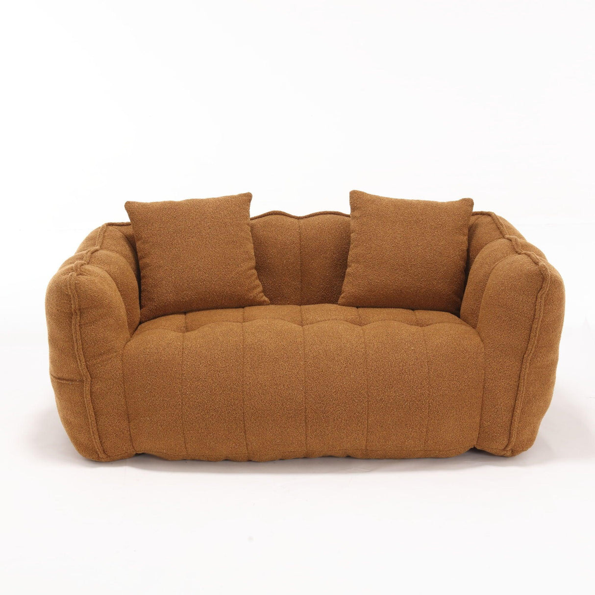 Cozy Beanbag Chair With High Resilience Foam Core For 2 - Furniture Home Direct