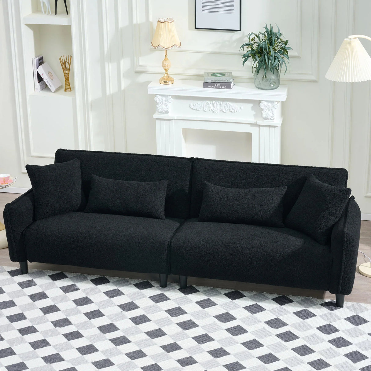 Teddy Velvet Sofa, Soft & Comfortable - Furniture Home Direct