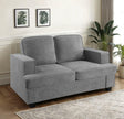 Modern Loveseat, Comfortable 2 Seater Couch With Deep Seating, Loose Back Cushions, Wide Arms - Furniture Home Direct