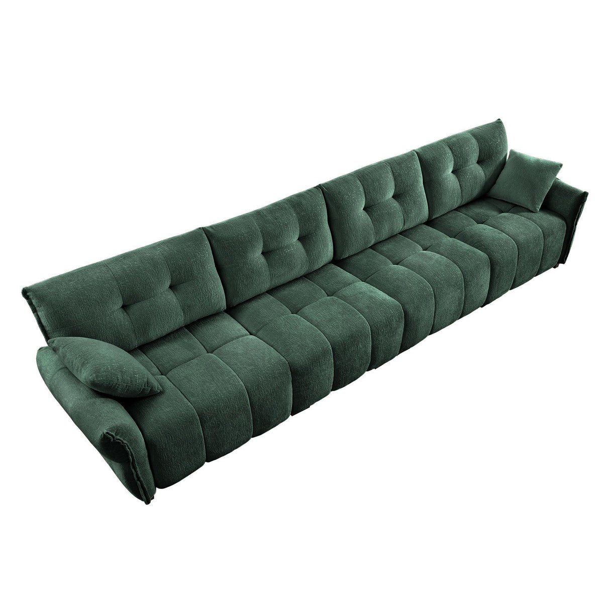 Modern Sofa & Pillows, Textured Cover, High Rebound Cushions - Furniture Home Direct