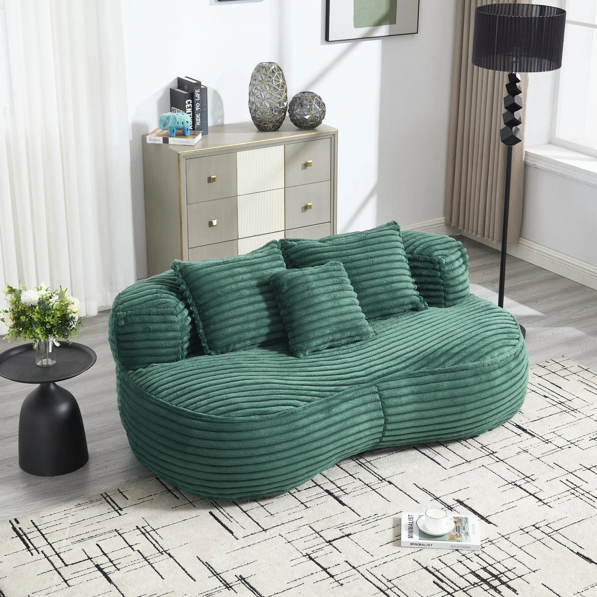 Bean Bag, Lazy Sofa Comfort Lounger High Back Chair - Furniture Home Direct